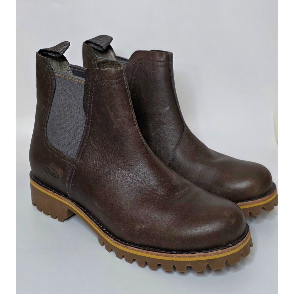 Chaco Fields Women's Chelsea Brown Lug-sole Ankle Boots Size 7 - Picture 2 of 8